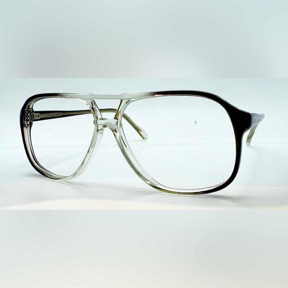 Kennedy Gray Translucent Pilot Sunglasses Frames Only - Picture 2 of 8